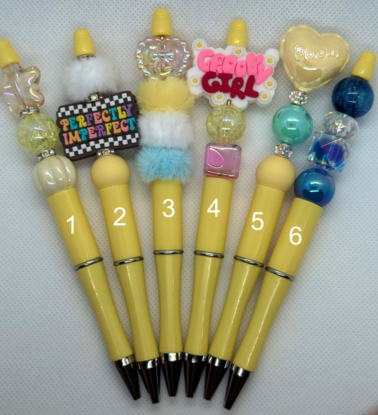 Yellow Fancy Pens