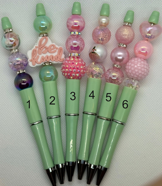Mint Green Fancy Pens