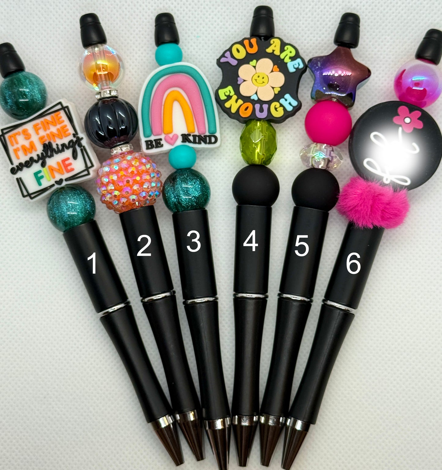 Black Fancy Pens