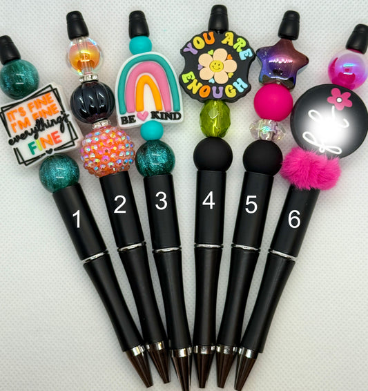 Black Fancy Pens