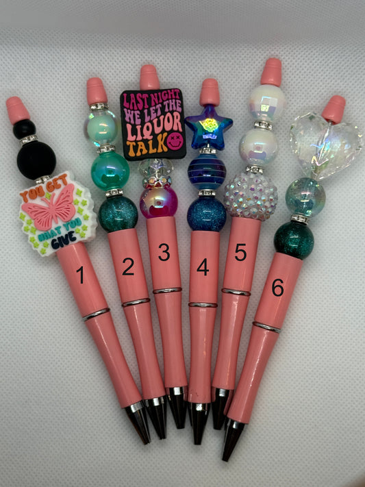 Salmon Fancy Pens