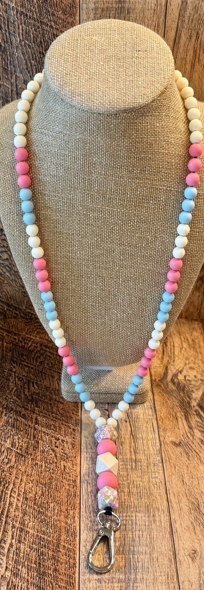Fully Beaded Lanyard