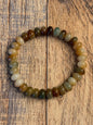 9mm Earthy Mixed Abacus Beads