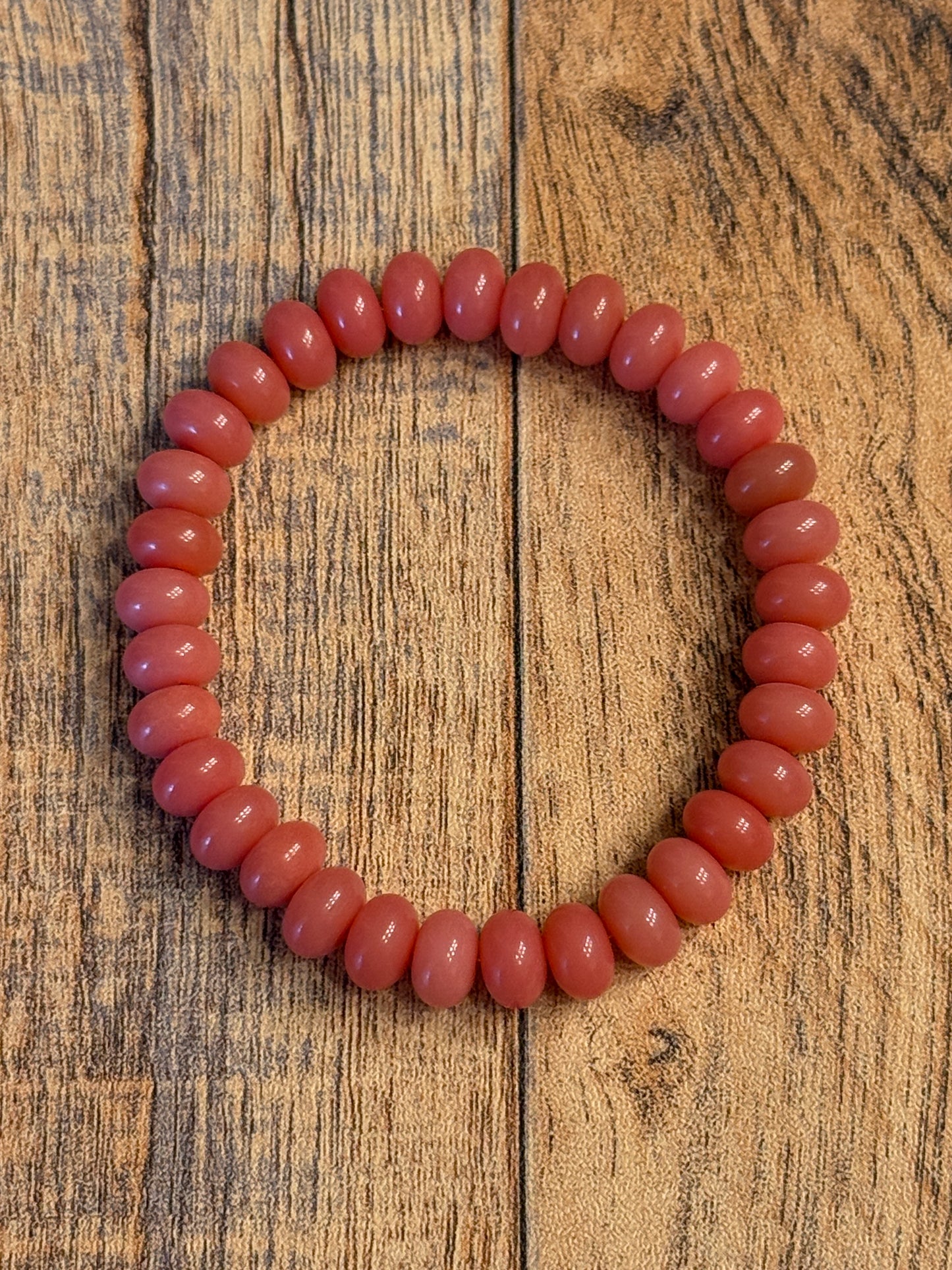 9mm Pink Abacus Beads