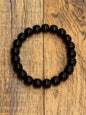 10mm Dark Cherry Barrel Beads
